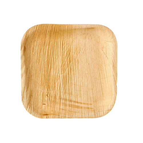 6 Teller, Palmblatt "pure" eckig 18 cm x 18 cm x 1,5 cm 3000 Teller, Palmblatt "pure" eckig 18 cm x 18 cm x 1,5 cm