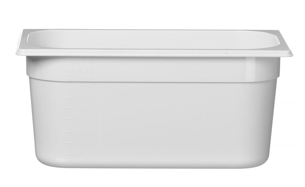 Gastronorm-Behälter 1/3, GN 1/3, 4L, Weiß, 325x176x(H)100mm