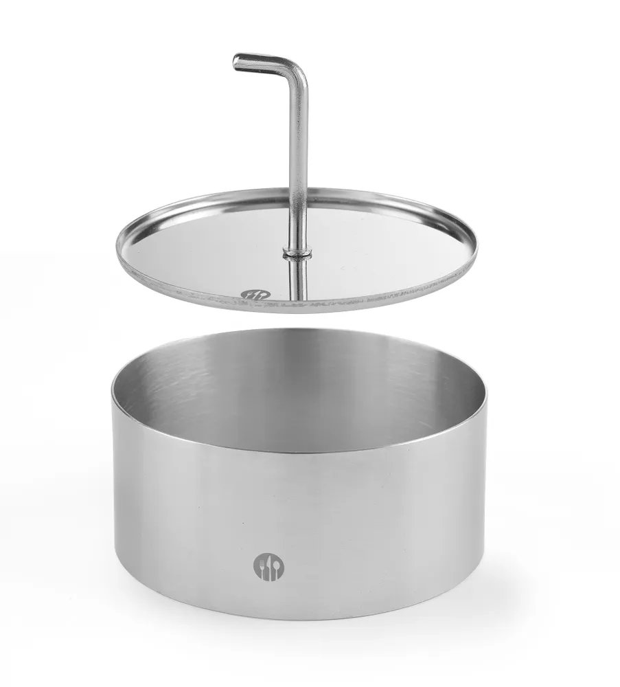 Speisering und Drücker, rund, ⌀100x(H)45mm