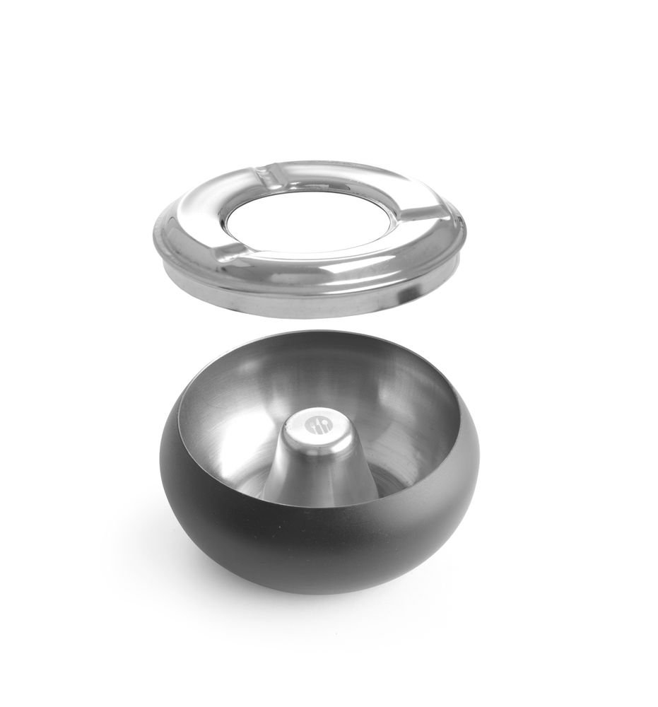 Aschenbecher, schwarz, HENDI, ⌀105x(H)58mm