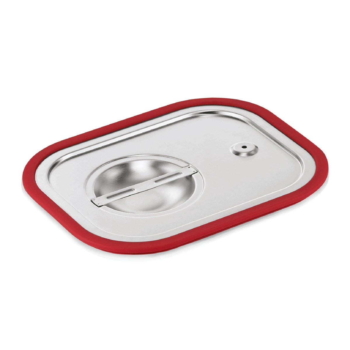 GN Transportdeckel 1/2 GN 70 Silikondichtung und Loch gegen Unterdruck GN Transportdeckel 1/2 GN 70 Silikondichtung und Loch gegen Unterdruck