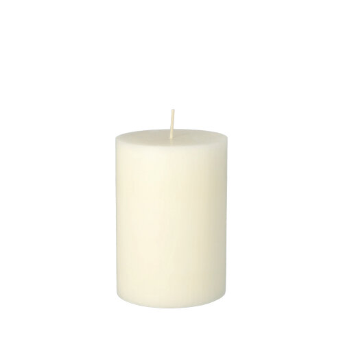 1368 Stumpenkerze Ø 70 mm · 100 mm weiss aus 100% Stearin, durchgefärbt
