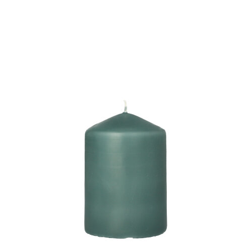 1368 Stumpenkerze Ø 69 mm · 100 mm graugrün