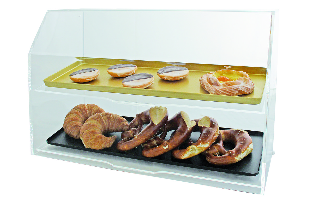 Thekenaufsteller für 2 Bleche Thekenaufsteller für 2 Bleche