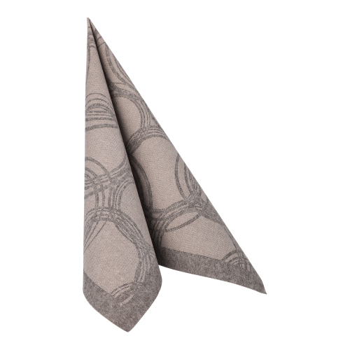 50 Servietten "ROYAL Collection" 1/4-Falz 40 cm x 40 cm grau "Bubbles" 12500 Servietten "ROYAL Collection" 1/4-Falz 40 cm x 40 cm grau "Bubbles"