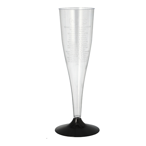 2400 Stiel-Gläser für Sekt, PS 0,1 l Ø 5 cm · 17,5 cm glasklar