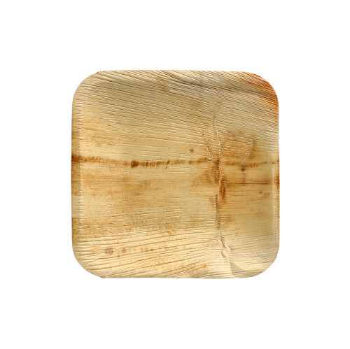 6600 Teller, Palmblatt "pure" eckig 15 cm x 15 cm x 2 cm