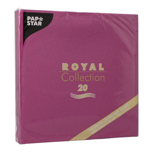 160 Servietten "ROYAL Collection" 1/4-Falz 40 cm x 40 cm lila 12000 Servietten "ROYAL Collection" 1/4-Falz 40 cm x 40 cm lila