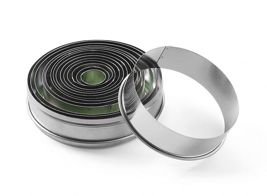 Ausstechformset, HENDI, mit glattem Rand, ø19-112, (H)35mm