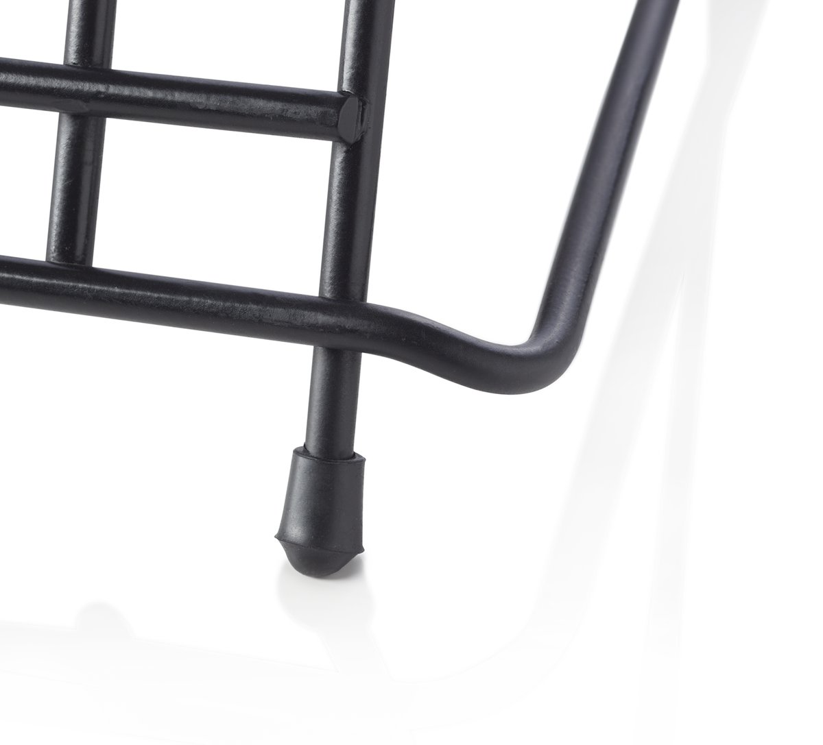 Schneidbretthalter für 6 Bretter bis max. 2,8 cm, 34,5 x 26,5 x 27,5, Chromnickelstahl, pulverbeschichtet schwarz Schneidbretthalter für 6 Bretter bis max. 2,8 cm, 34,5 x 26,5 x 27,5, Chromnickelstahl, pulverbeschichtet schwarz