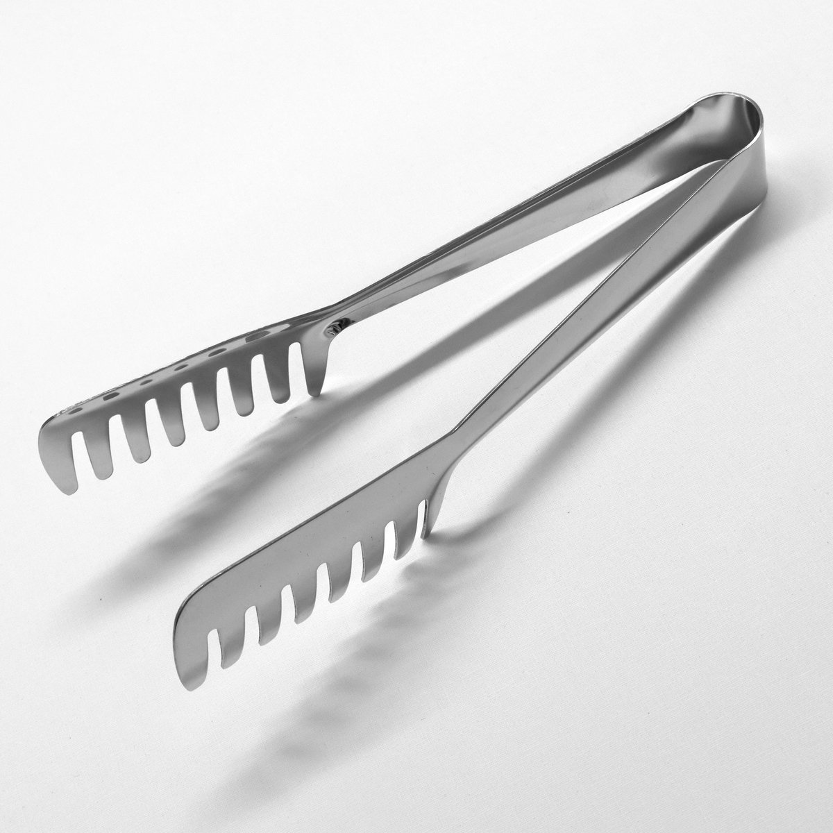 Nudelzange, Edelstahl, poliert
