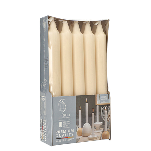 6400 Tafelkerzen Ø 2,1 cm · 19,3 cm creme
