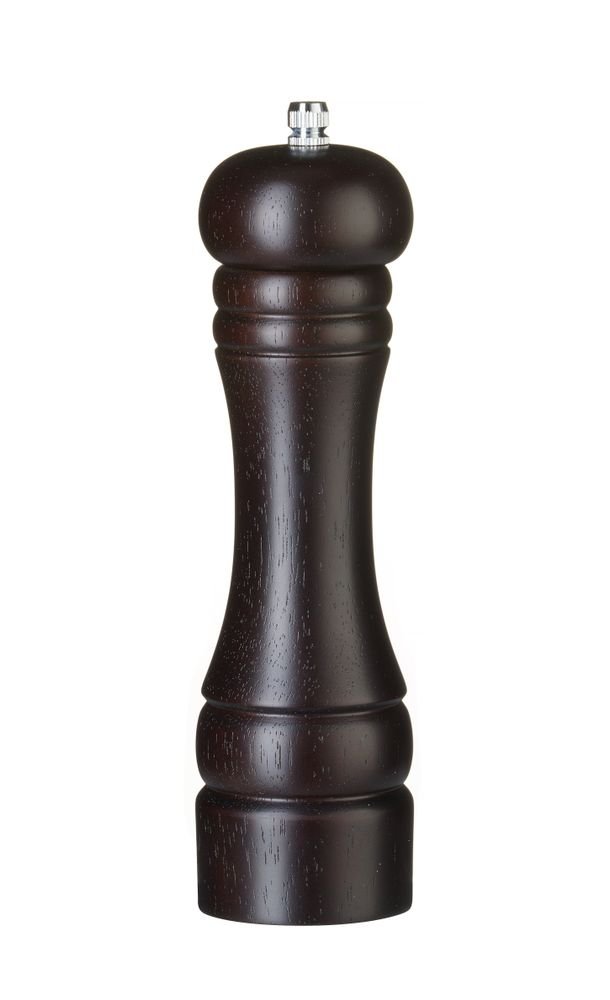 Salzmühle aus Holz, HENDI, Holz dunkel, ⌀57x(H)215mm Pfeffermühle aus Holz, HENDI, Holz dunkel, ⌀57x(H)215mm