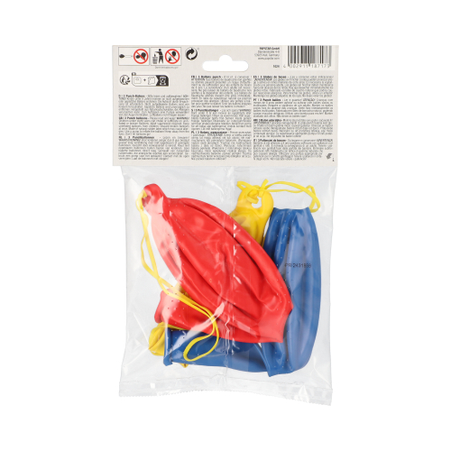 3 Punch Ballons Ø 40 cm farbig sortiert 7200 Punch Ballons Ø 40 cm farbig sortiert