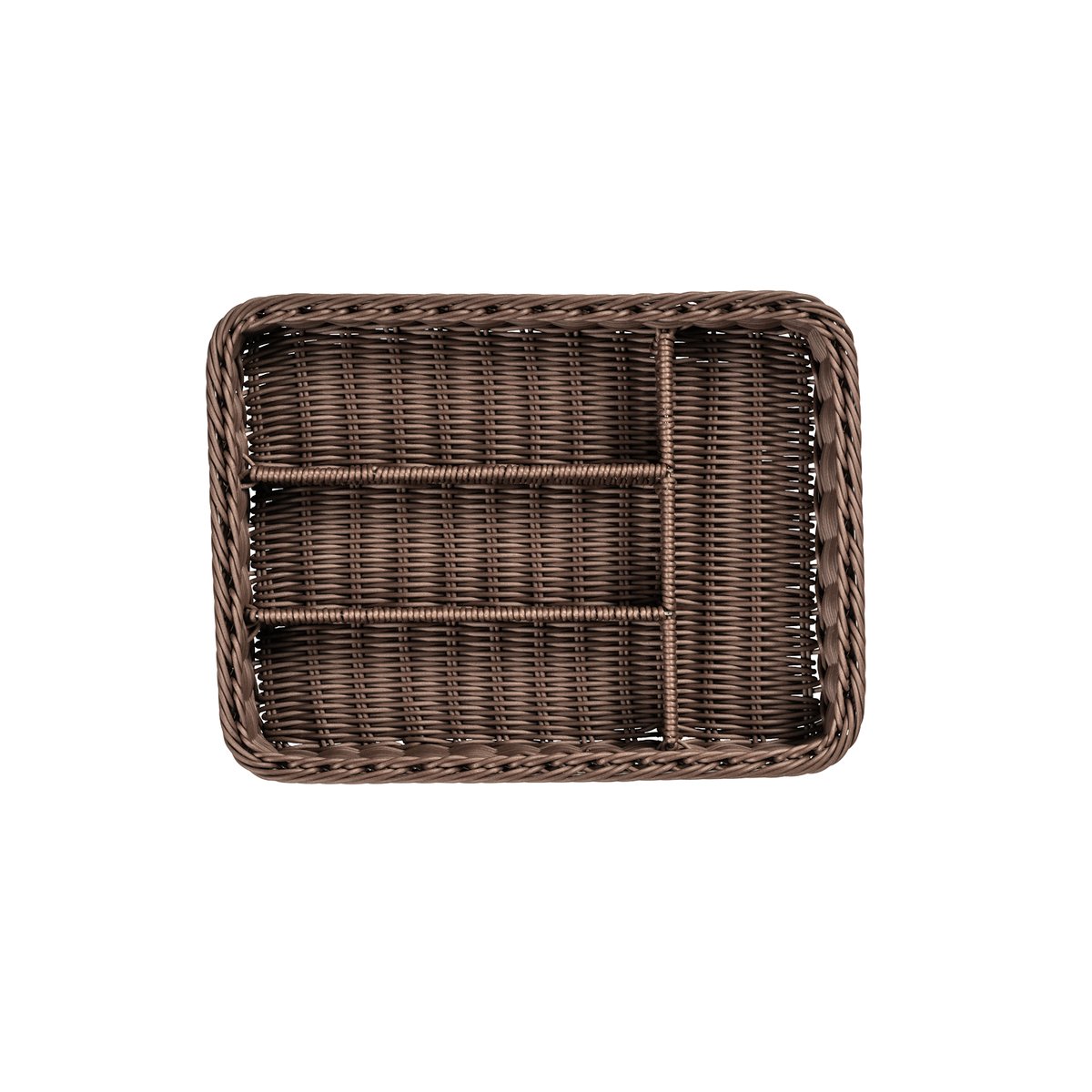 Besteckkorb 40 x 30 x 6,5 cm, braun Besteckkorb 40 x 30 x 6,5 cm, braun