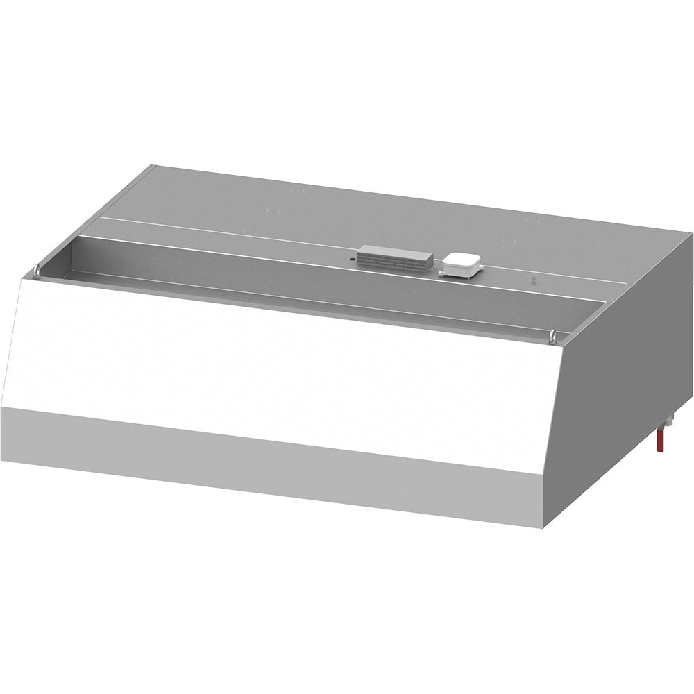 Wandhaube "Basic Line", Trapezform 1900 mm x 1200 mm mit Flammschutzfilter Typ B