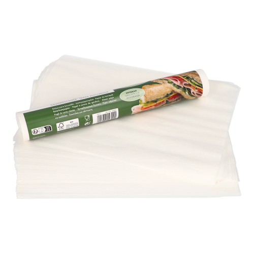 108000 Blatt Butterbrotpapier 25 cm x 30 cm weiss