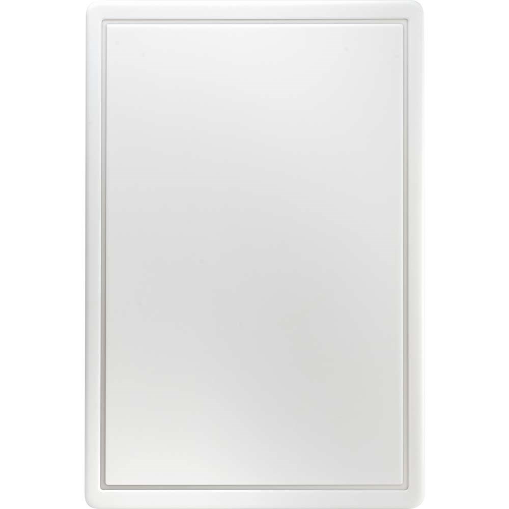 Schneidbrett, HACCP, Farbe weiß, 600 x 400 x 18 mm (BxTxH)