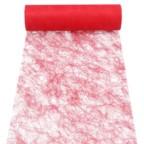 336 Dekoband "Sizoflor" 25 m x 30 cm rot