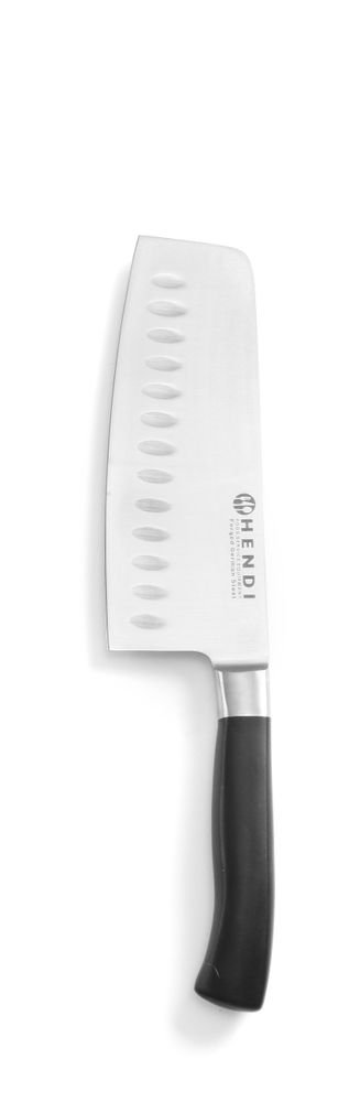 Hackmesser, HENDI, Profi Line, Grantonschliff, Schwarz, (L)300mm