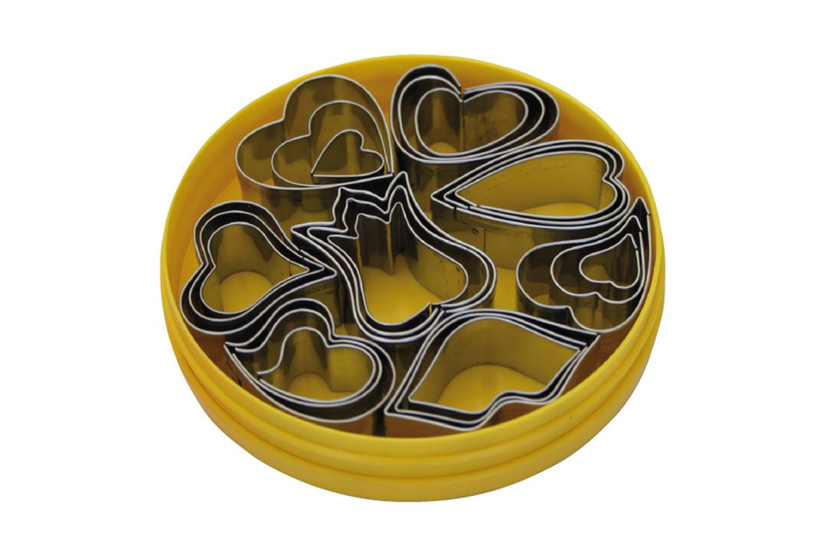 Dekor Ausstecher im Satz "Herz" Dekor Ausstecher im Satz "Herz"