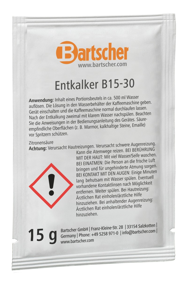 Entkalker B15-30 Entkalker B15-30