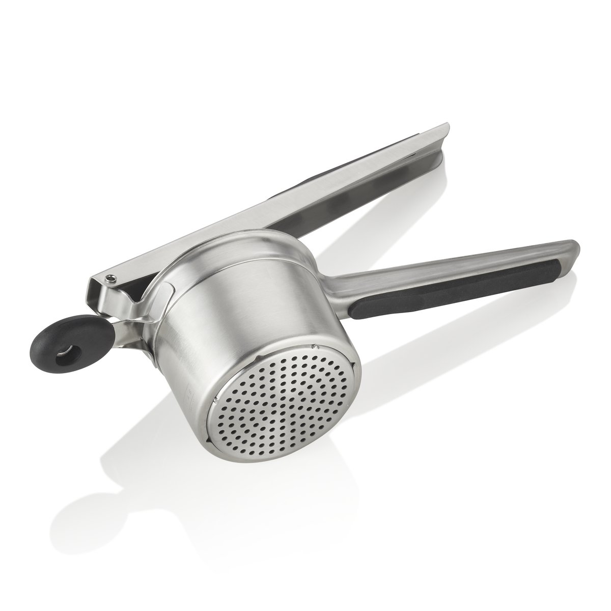 Kartoffelpresse, mit 3 austauschbaren Einsätzen, Chromnickelstahl, Chromnickelstahl Kartoffelpresse, mit 3 austauschbaren Einsätzen, Chromnickelstahl, Chromnickelstahl