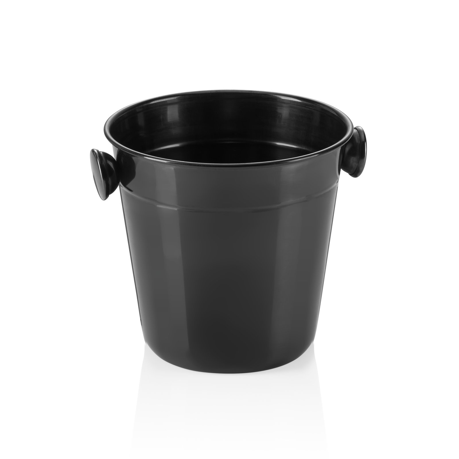 Mini Eiseimer, Ø 11 cm, Höhe 11 cm, 0,50 ltr., PVD schwarz, Chromnickelstahl