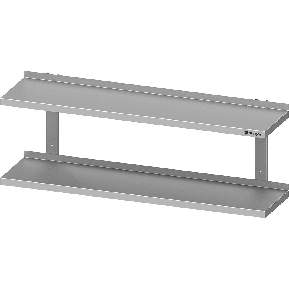 Doppel-Wandbord mit Winkelkonsolen, 600x300x390 mm, verschweißt Doppel-Wandbord mit Winkelkonsolen, 1300x400x390 mm, verschweißt