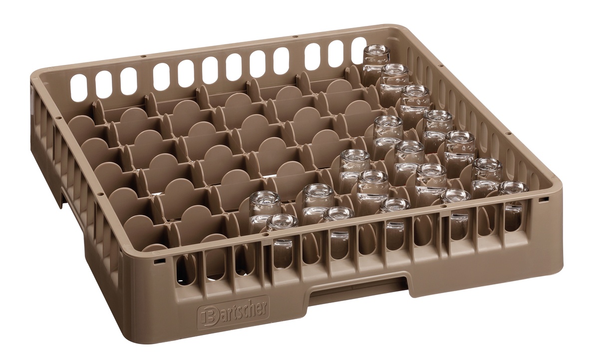 Gläserkorb, 49 Fächer