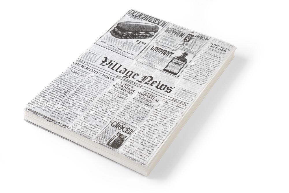Einschlagpapier, fettdicht, HENDI, Beige, 500 Stk., 200x250mm