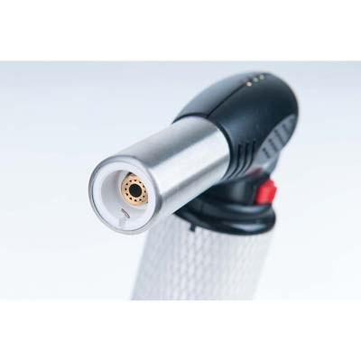 Gasbrenner / Karamellisierer, für etwa 75 Minuten Betrieb, 0,04 Liter