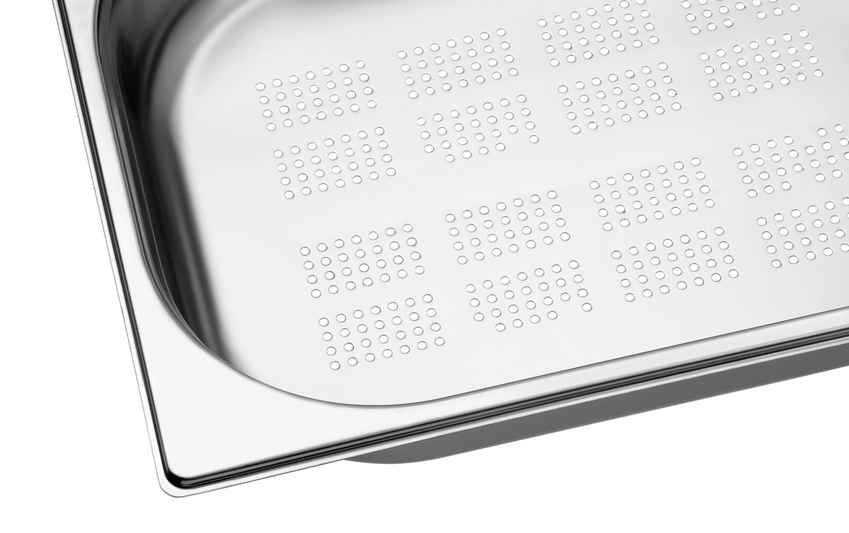 GN-Behälter, 1/2, T65, gelocht