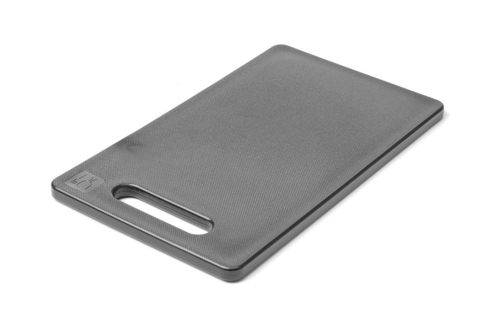 Schneidbrett mit Griff, HENDI, Schwarz, 300x200mm Schneidbrett mit Griff, HENDI, Schwarz, 300x200mm