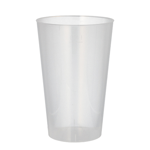 6000 Mehrweg-Trinkbecher PP 0,4 l Ø 8,6 cm · 13 cm transluzent unzerbrechlich