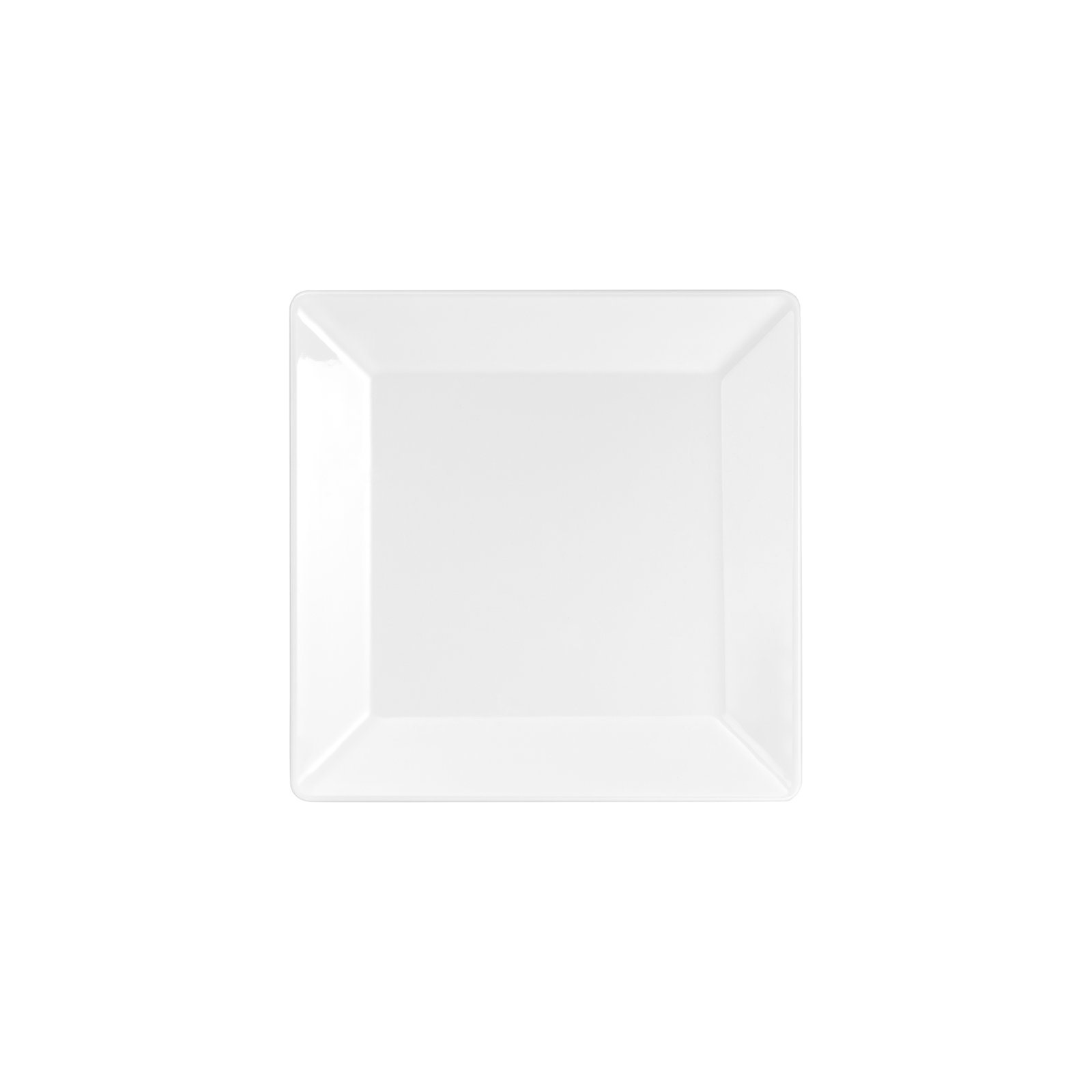 Teller DAY & NIGHT, 26 x 26 cm, weiß, Melamin