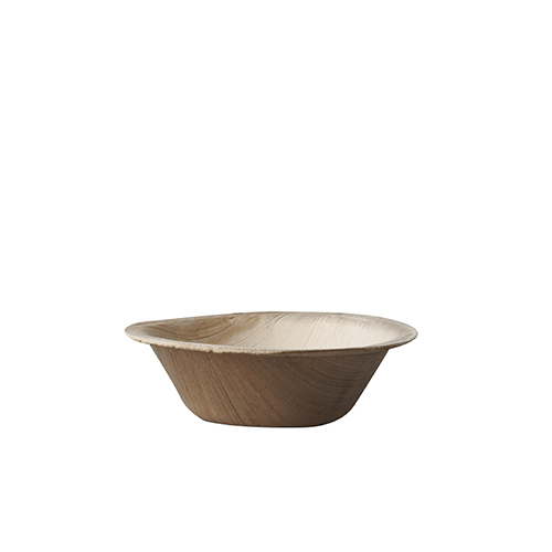 100 Schalen, Palmblatt "pure" rund 100 ml Ø 10 cm · 3 cm 12600 Schalen, Palmblatt "pure" rund 100 ml Ø 10 cm · 3 cm