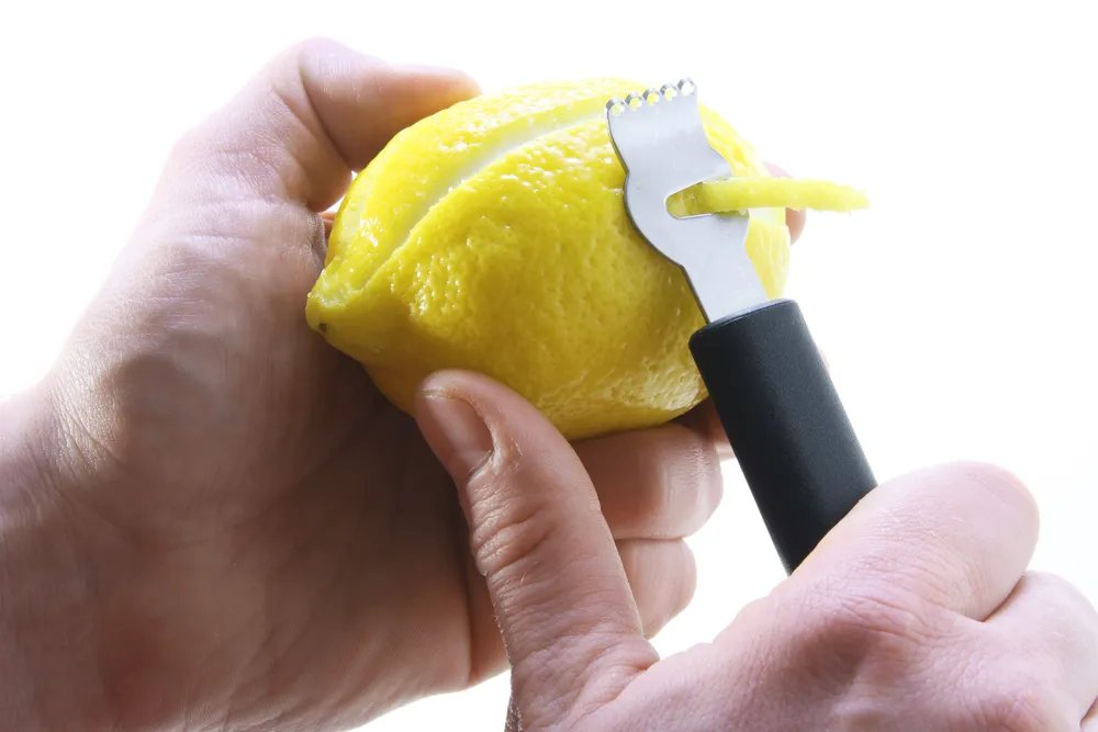 Zitronenschaber, Schwarz, (L)155mm