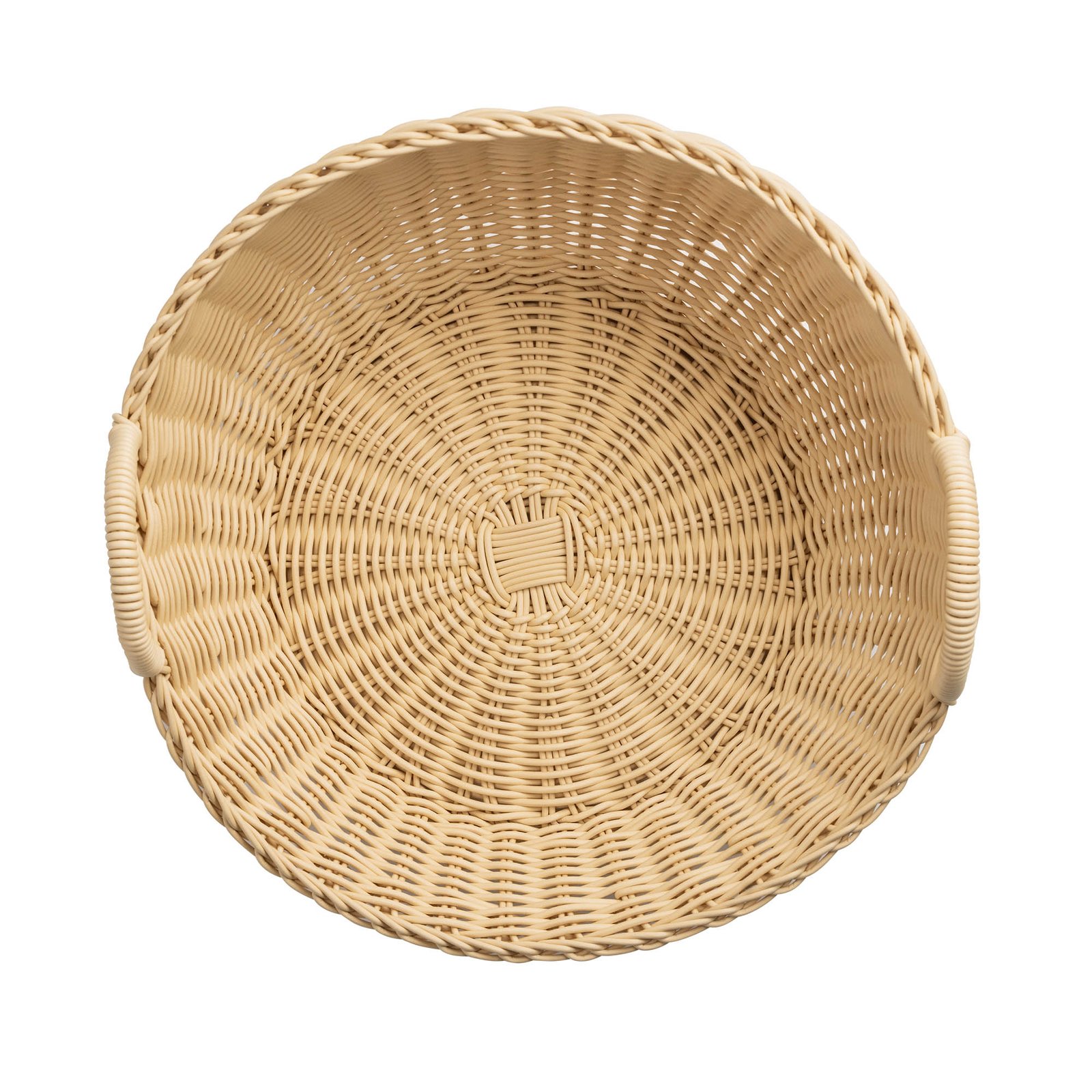 Brötchenschütte mit Griff Ø 42 cm, hellbeige