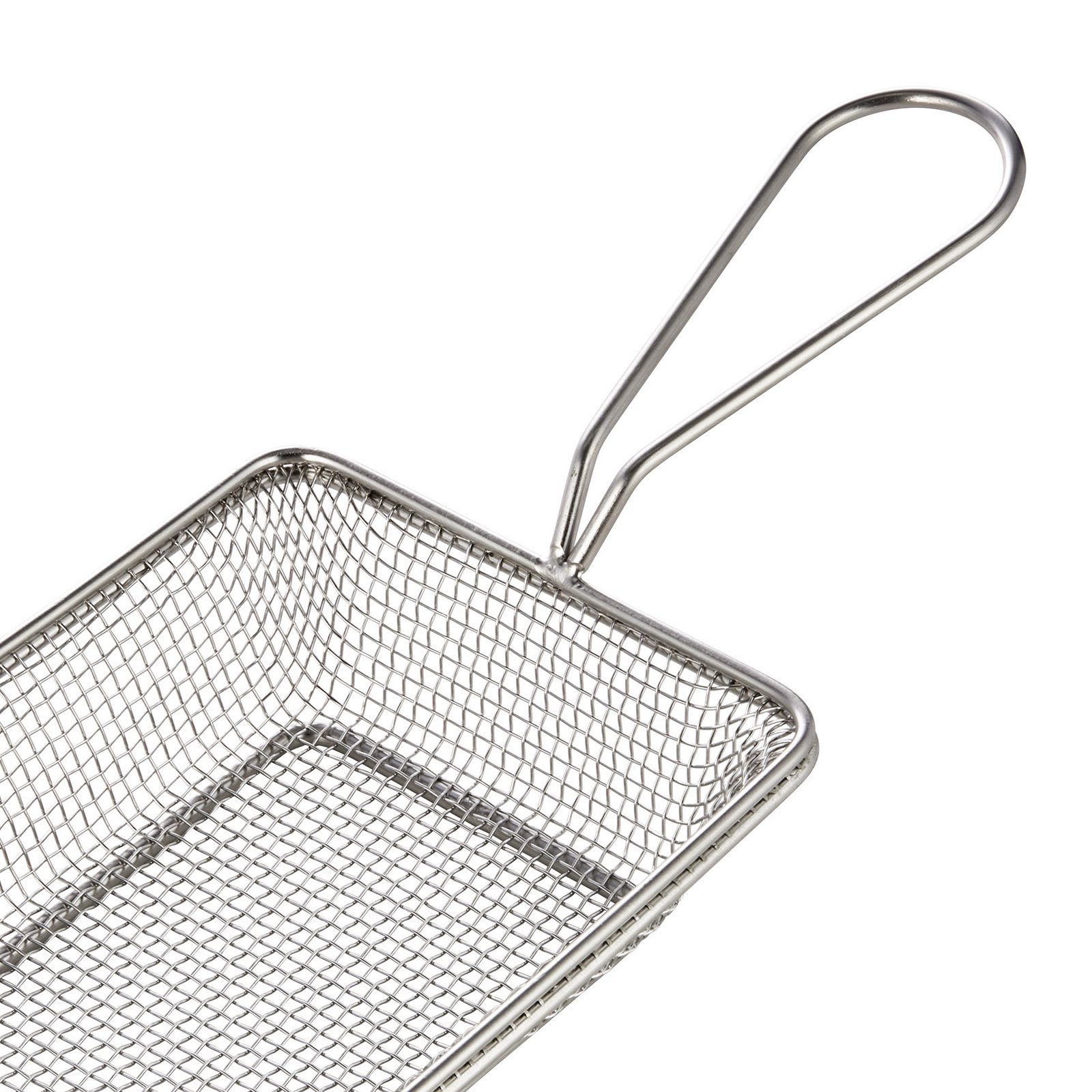 Servier- und Frittierkorb, 22 x 12,5 x 4 cm, Chromnickelstahl