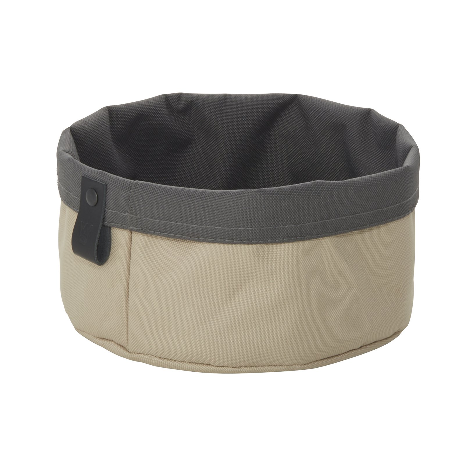 Brottasche FLIP TETRON, Ø 20 cm, Höhe 13 cm, light grey/light khaki, Tetron Brottasche FLIP TETRON, Ø 20 cm, Höhe 13 cm, light grey/light khaki, Tetron