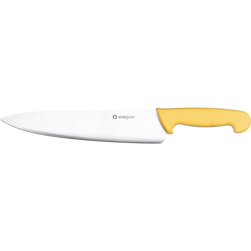 Stalgast Kochmesser, HACCP, Griff gelb, Edelstahlklinge 25 cm Stalgast Kochmesser, HACCP, Griff gelb, Edelstahlklinge 25 cm