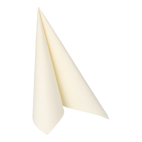 12500 Servietten "ROYAL Collection" 1/4-Falz 40 cm x 40 cm champagner in Papierverpackung