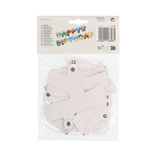 1 Grußkette 1,4 m "Happy Birthday" 3840 Grußkette 1,4 m "Happy Birthday"