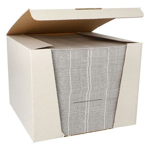 12000 Servietten "ROYAL Collection" 1/4-Falz 40 cm x 40 cm grau "Kitchen Craft"