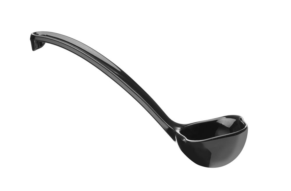 Saucenlöffel, HENDI, 0,03L, Schwarz, 180x70mm