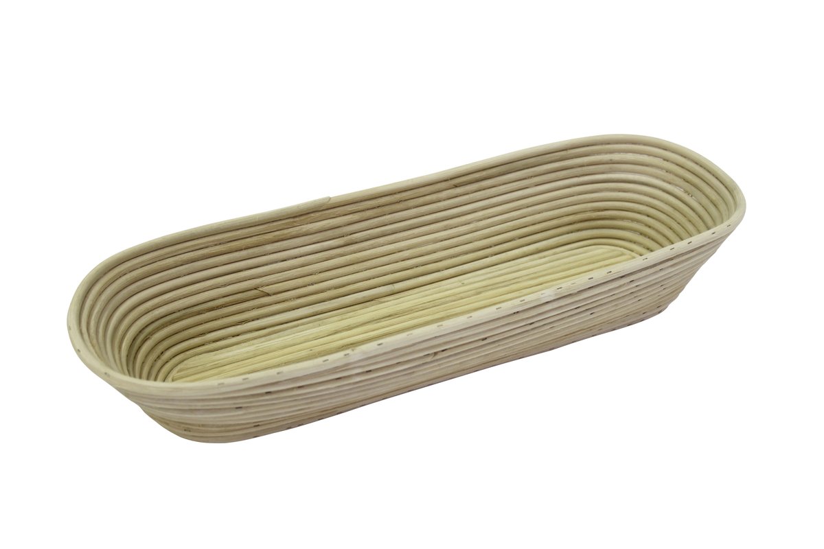 Brotform / Gärkorb, lang, runder Kopf Brotform / Gärkorb, lang, runder Kopf