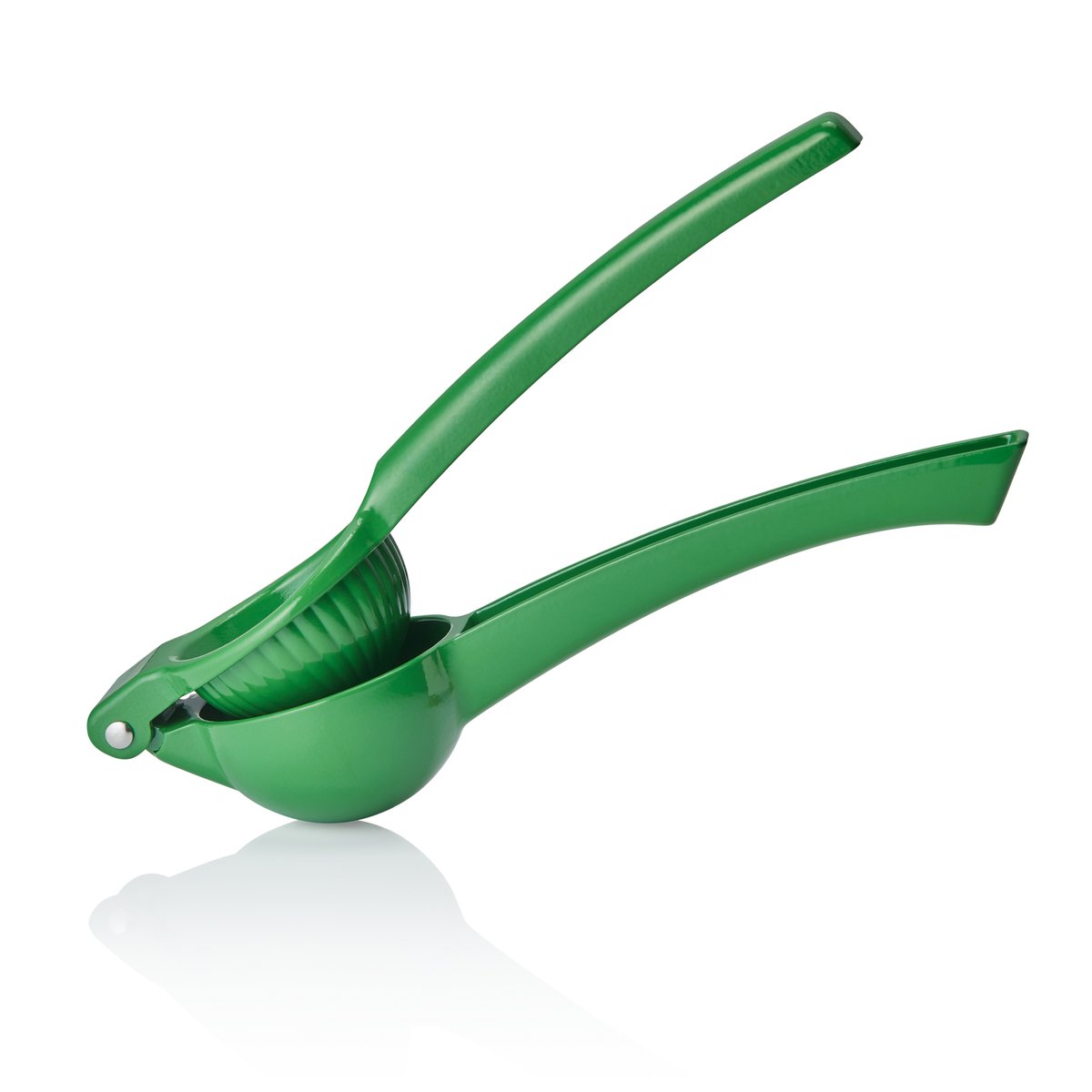 Limettenpresse, Ø 5 cm, 20,5 x 6 cm, grün, Aluguss Limettenpresse, Ø 5 cm, 20,5 x 6 cm, grün, Aluguss