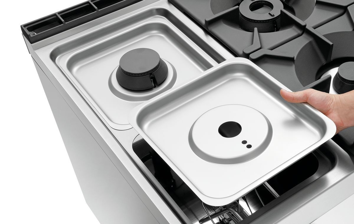 4 Flammen Gasherd, EBO 2/1GN