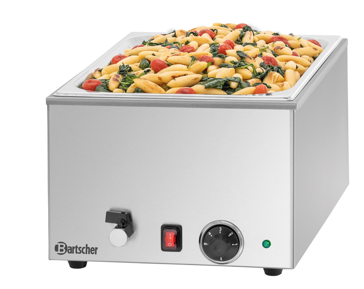 Bain Marie, 1/1 GN, 150mm, mit Hahn